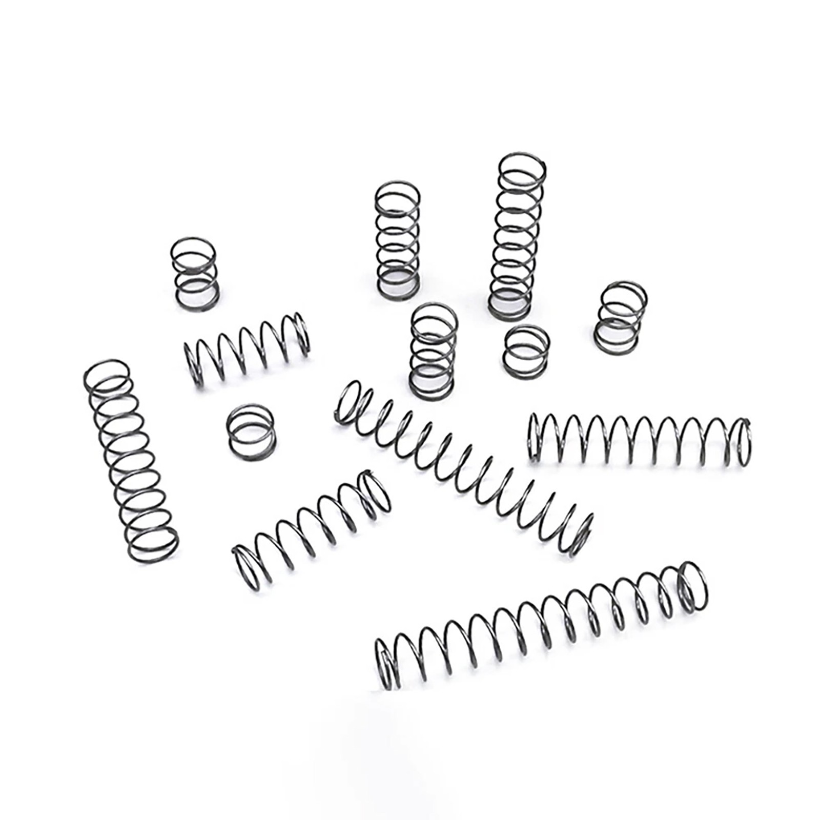 10Pcs Compression Spring Steel 0.6mm Wire Dia 3 – 12mm OD Small Pressure Springs