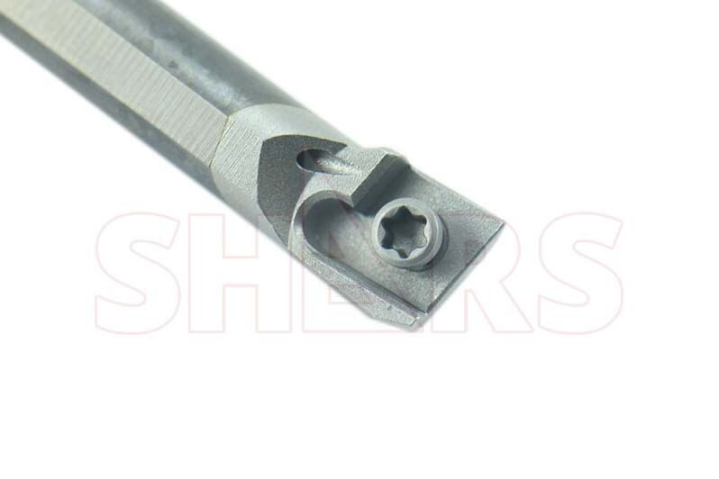 SHARS 1/4″ RH SCLCR Coolant Through Indexable Solid Carbide Boring Bar NEW S]