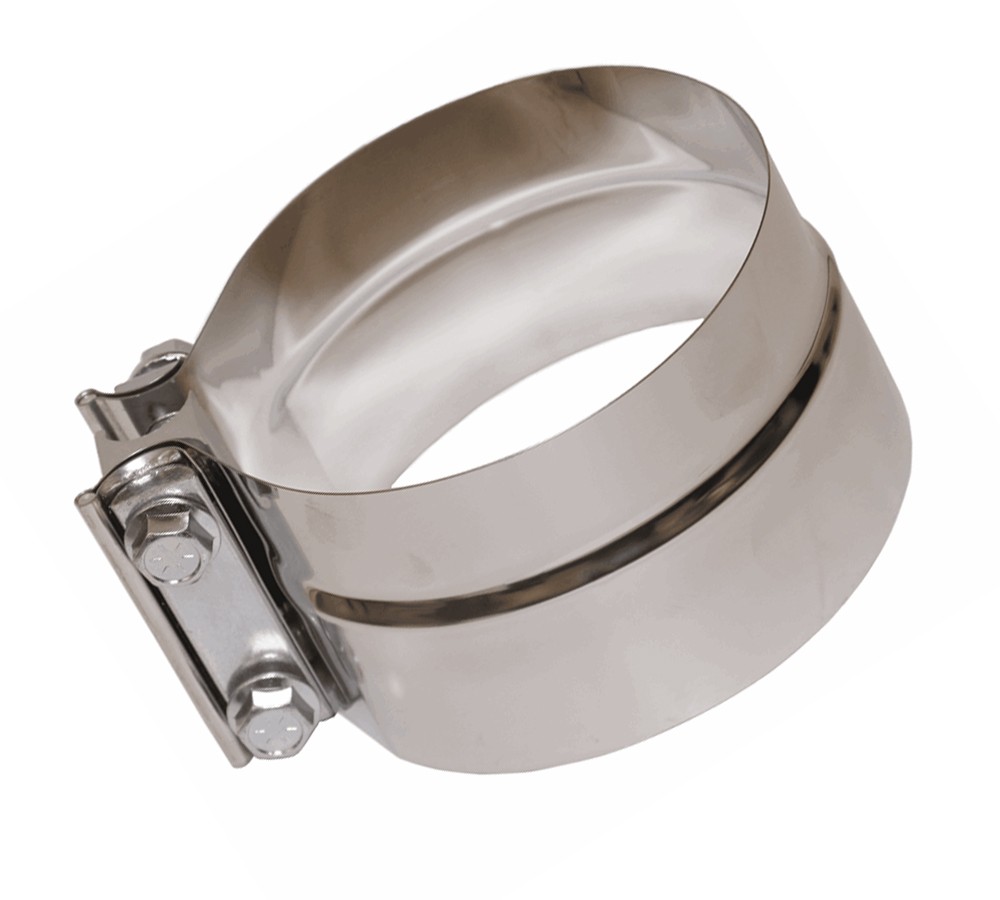 4PK 5″ Stepped Exhaust Clamp Butt Joint Band Sleeve Coupler Replace EC50PLS-R