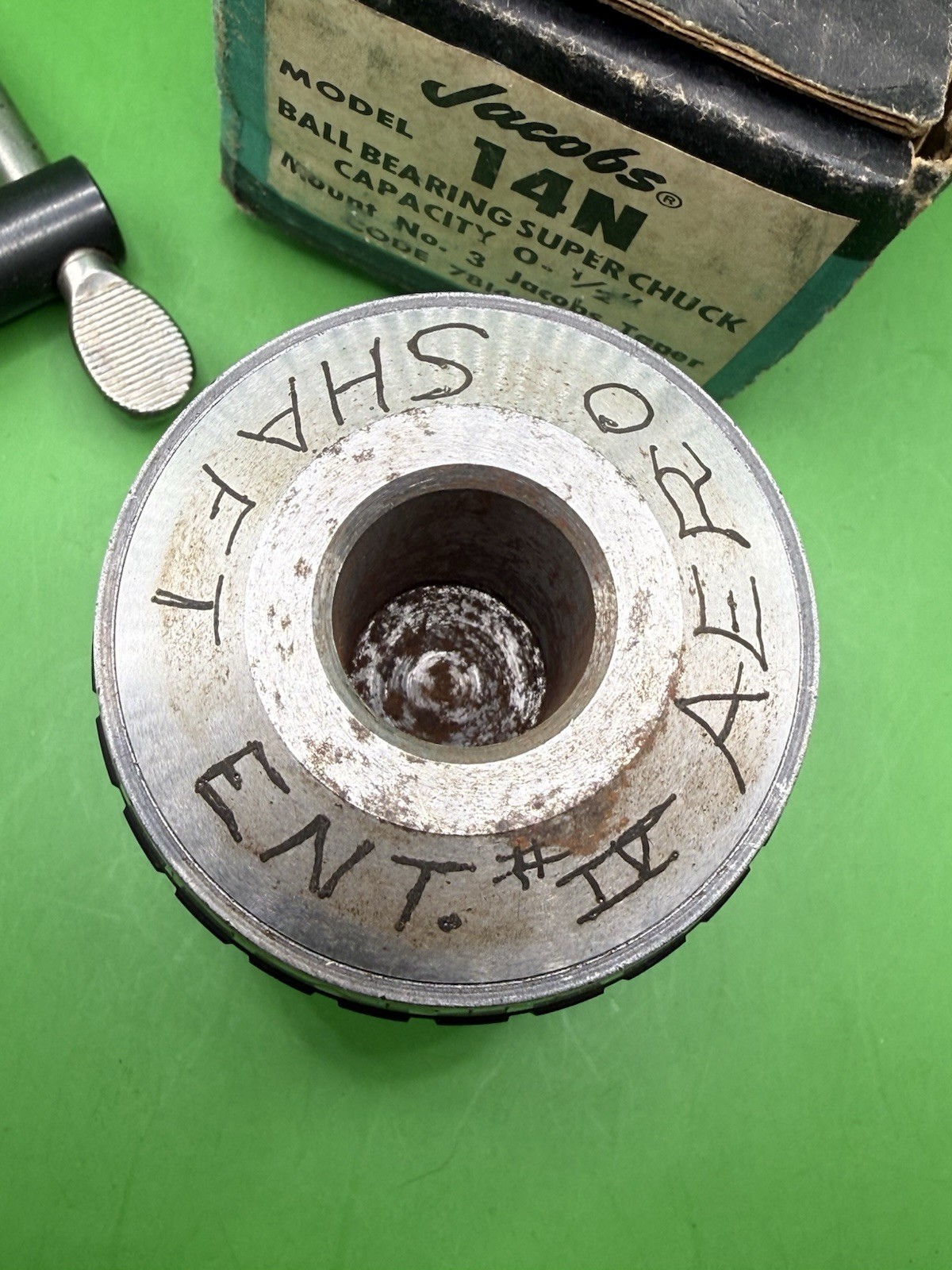 Jacobs 14N 3JT Super Drill Chuck 0-1/2”Capacity W/ Key USA – Please Read