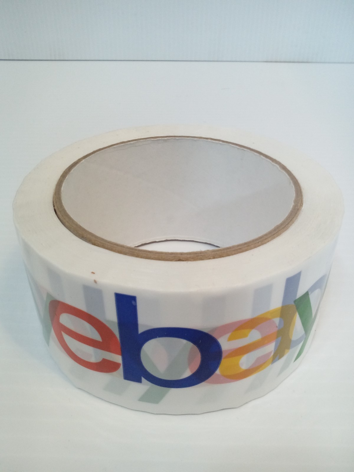 EBAY Packaging Tape 2 Rolls 2″ x 75 Yards each FREE SHIPPING Multi colored logo
