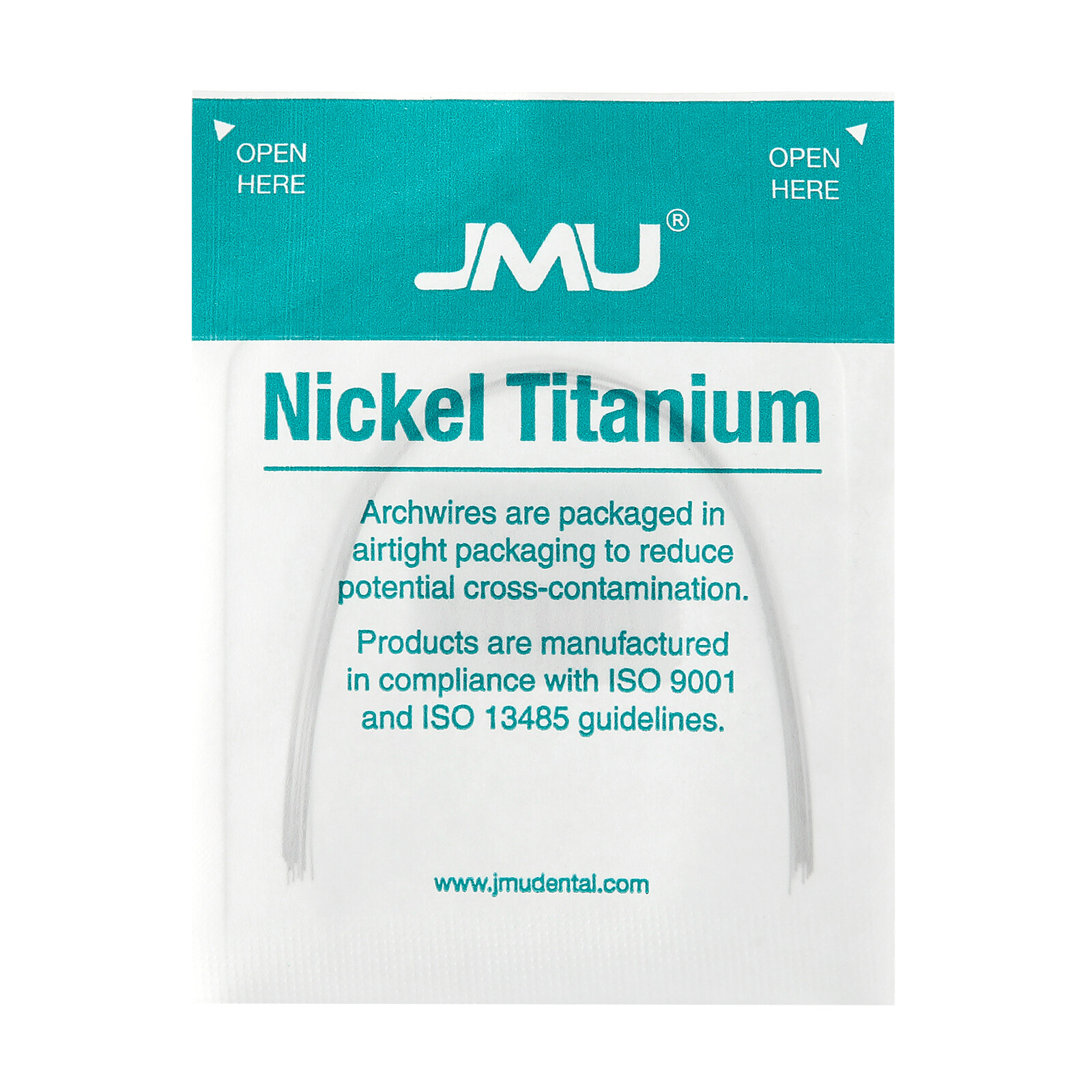 100pcs Nickel Titanium Archwire Orthodontic Ovoid Form Arch Wire Round Shape