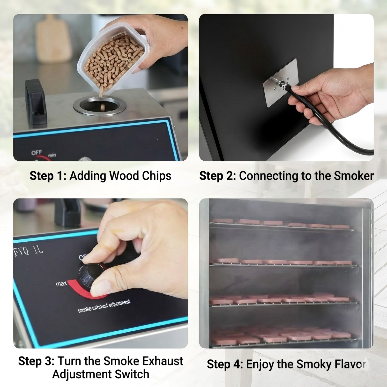 HAKKA Smoke Generator for Smoker Electric Smoker Generator Commercial Smoking
