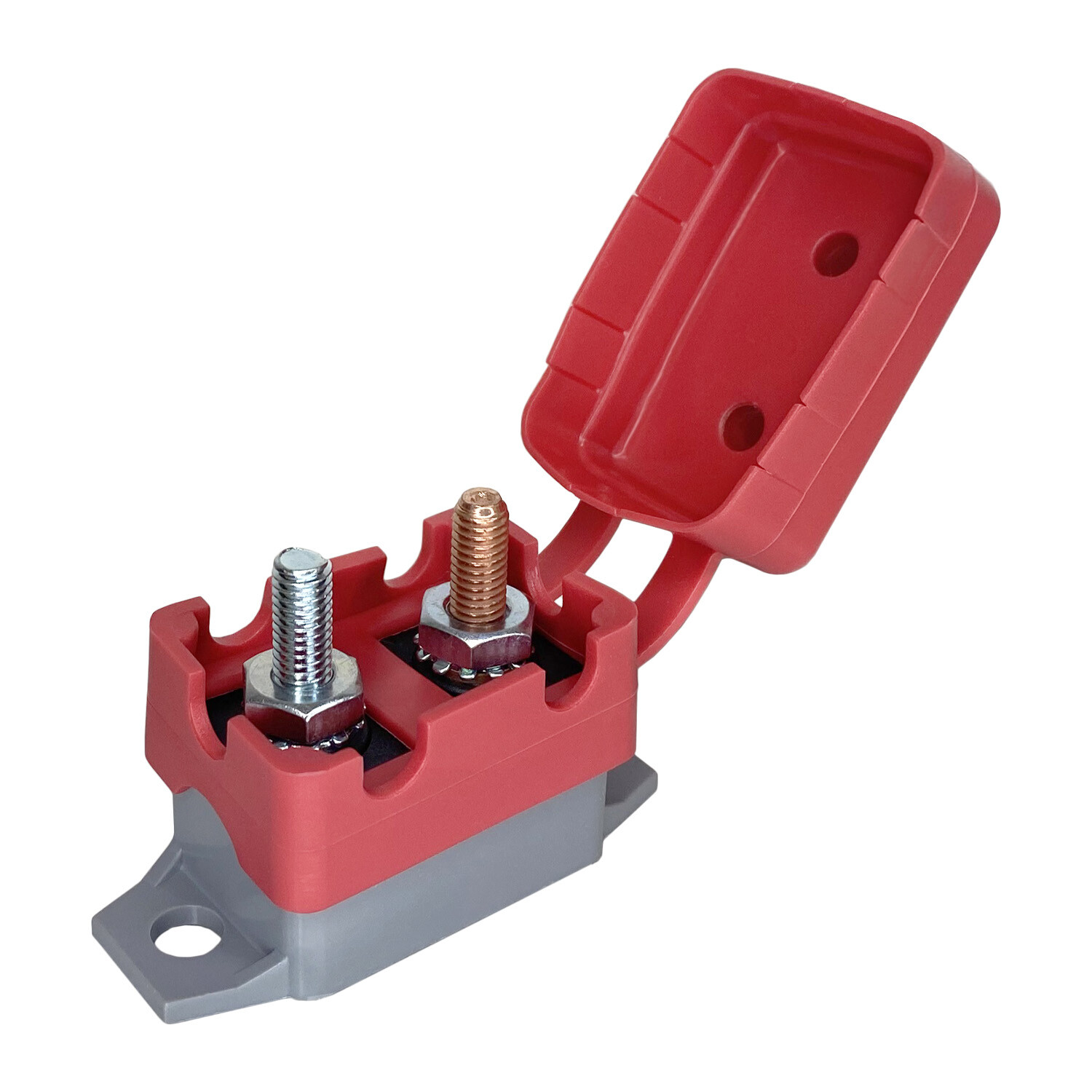 12V-24V Automatic Reset Circuit Breaker 5A-50A with Cover Stud Bolt – Auto Boat