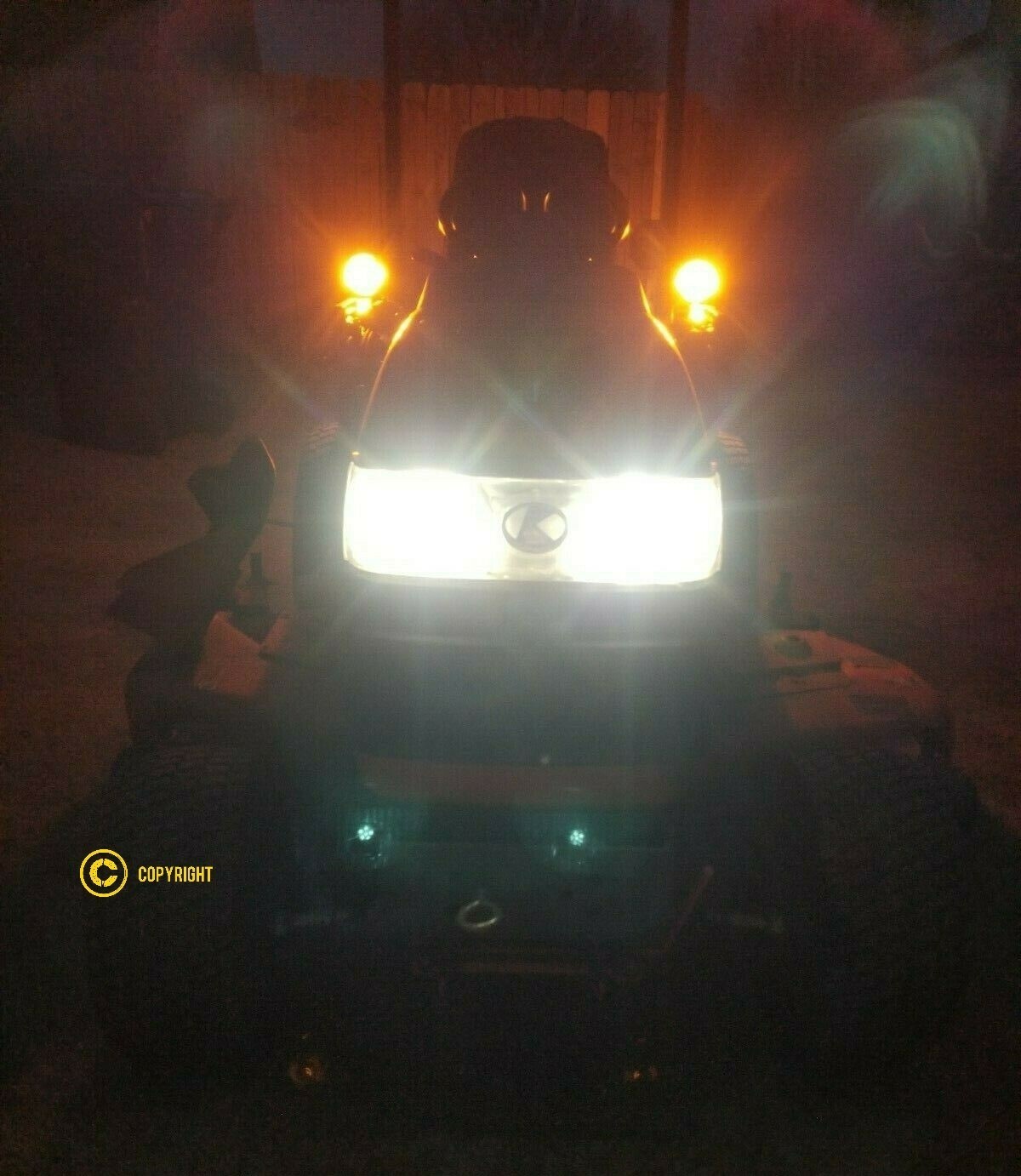2 Bright LED light bulbs for Kubota L1500 L2000 L2200 12v 35/35w headlights bulb