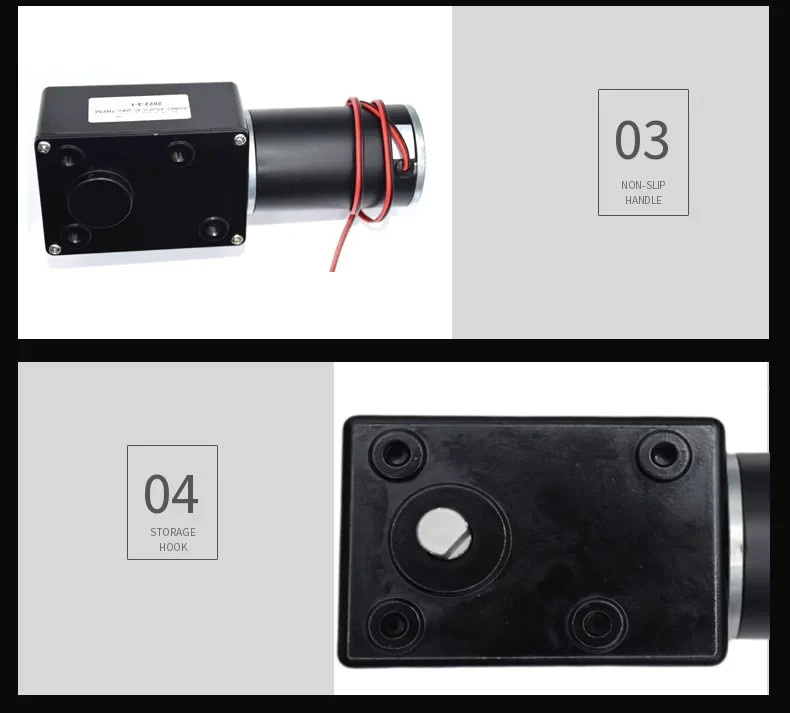 DC12V 24V Strong Torque Metal Turbo Worm Gearbox 250kg.cm Self-Lock Gear motor