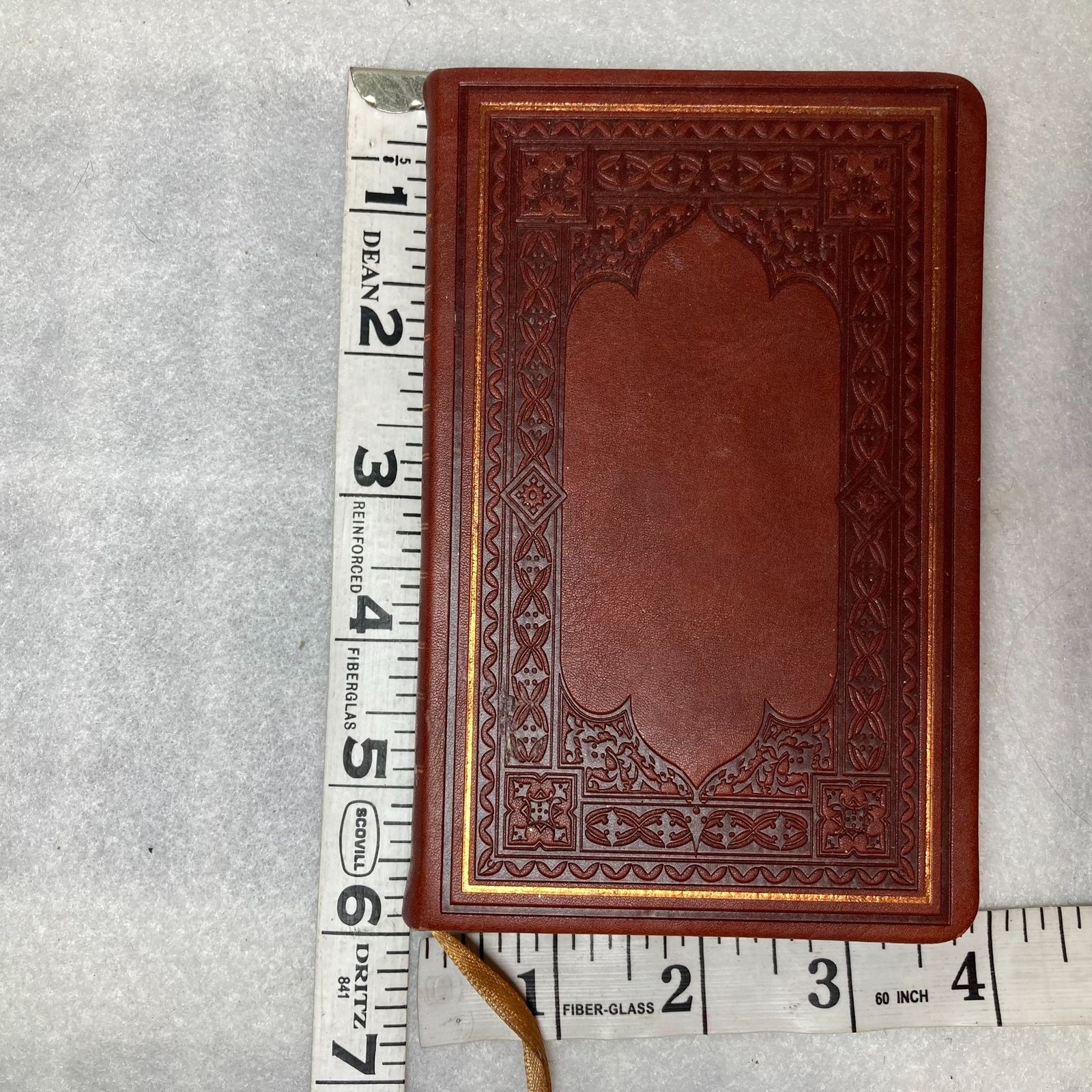 Leather Hand Tooled Journal Lot Ring Binder & Blank Book Set Academic