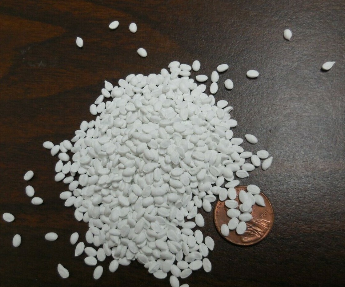 EVA White Color Concentrate Plastic Pellets Colorant for PP PE TPE TPV PBT 5 lbs