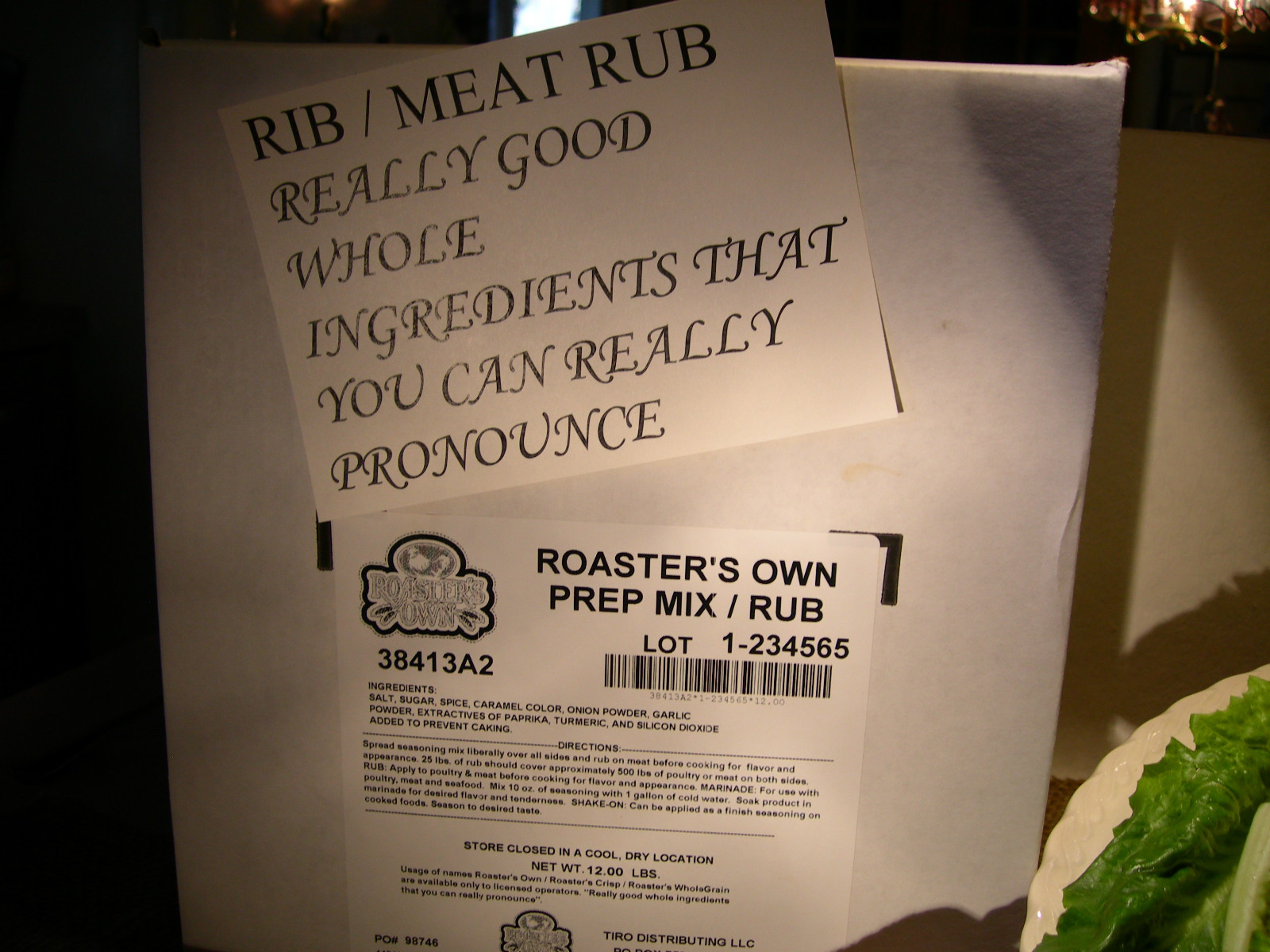 6 LBS. PREP MIX / STEAK RUB, RESTAURANT USE,GRILL BBQ. STEAK DRY RUB SEASONING
