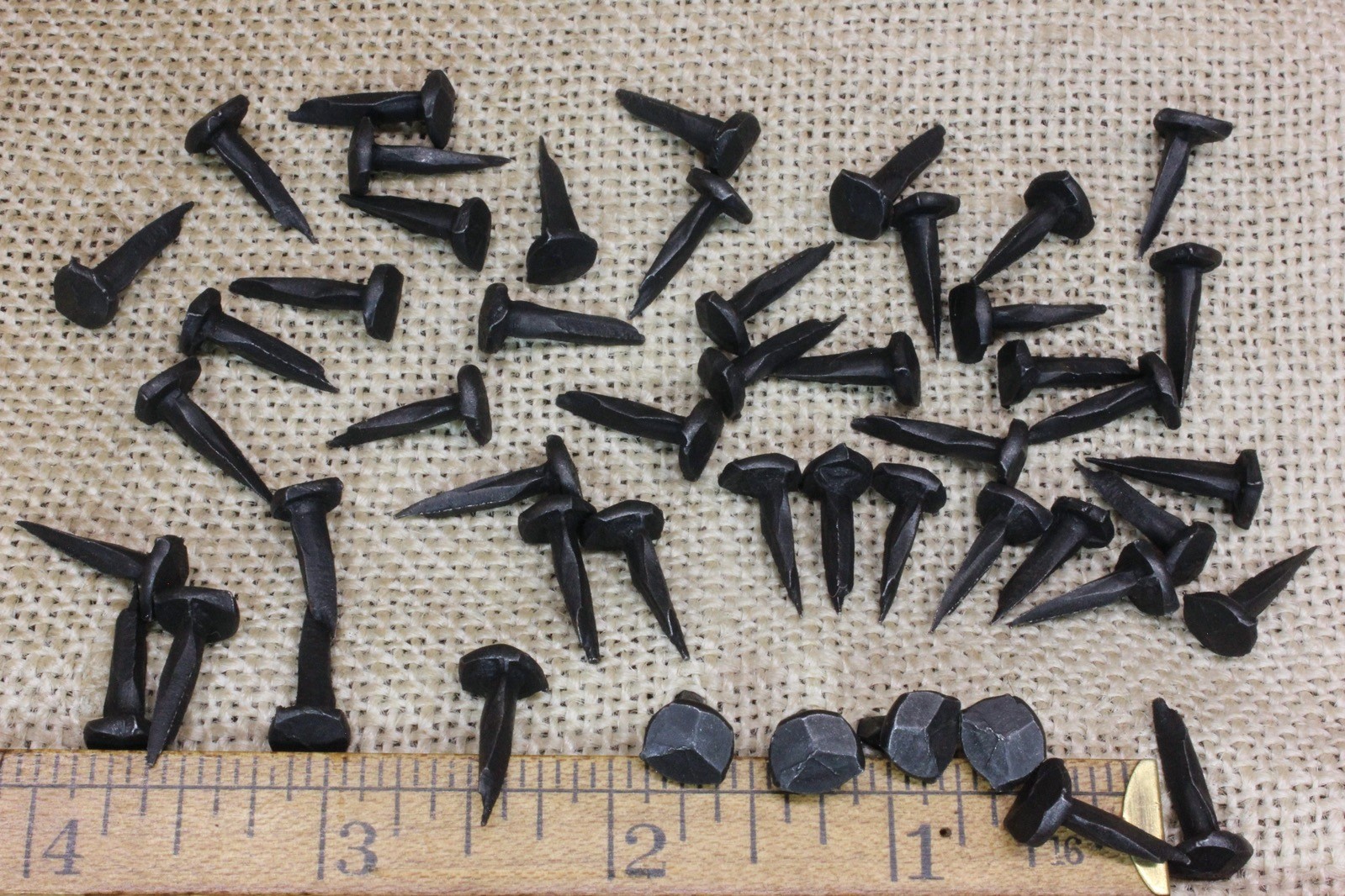 5/8″ Rosehead Nails Square Wrought Iron Tacks Vintage Rustic Decorative Look