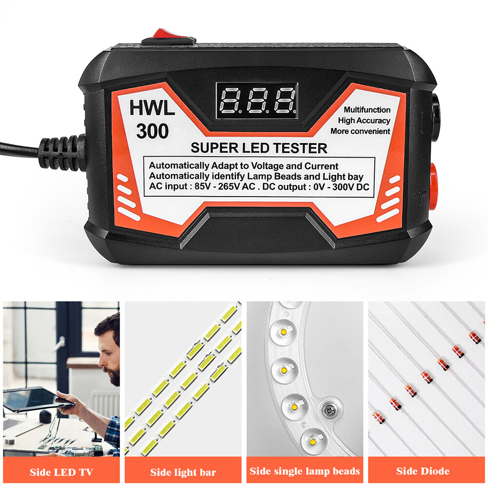 0-300V Output Led Tv Backlight Tester Multipurpose Led Strips Beads Test Tool