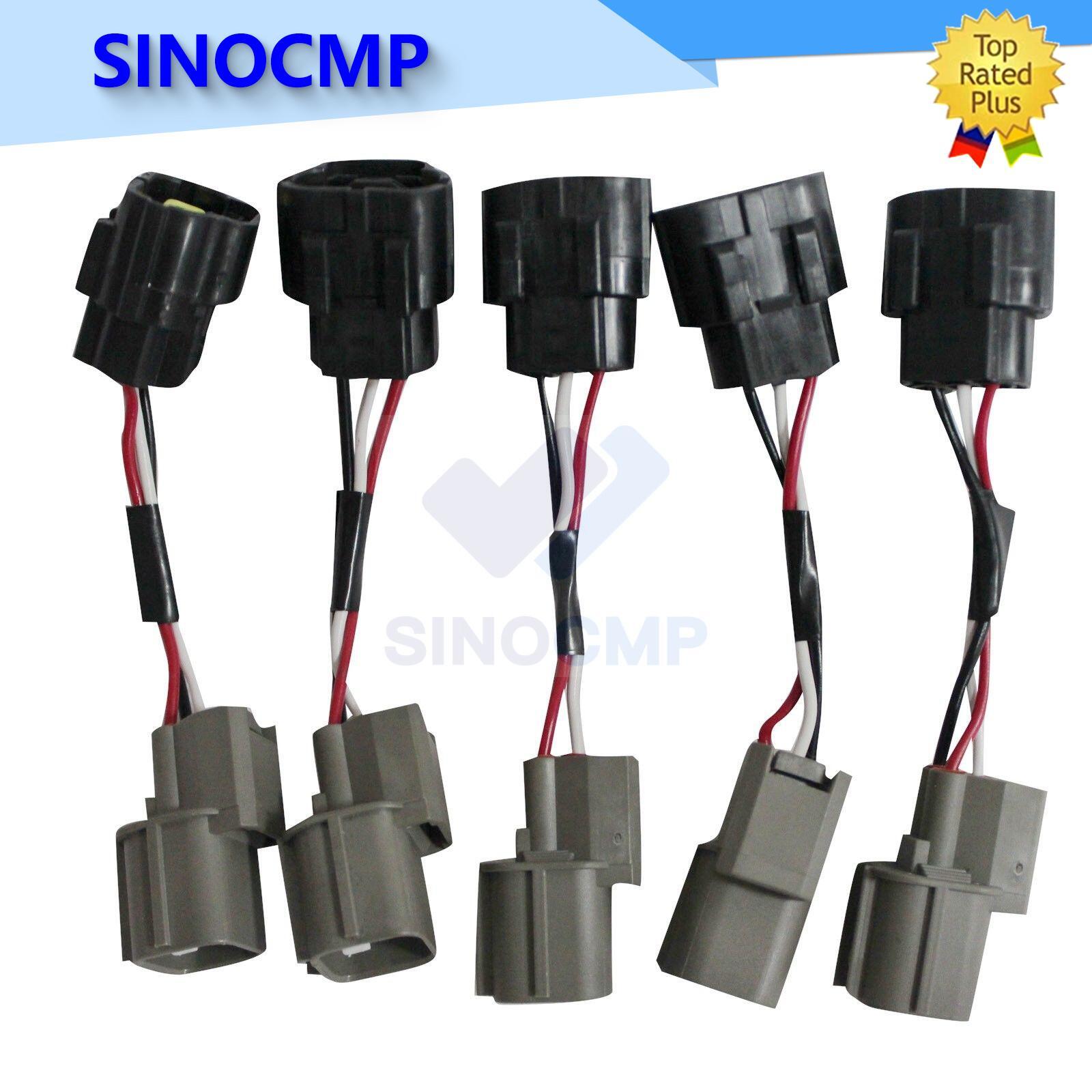 SK-6 5PCS to SK-8 Sensor Plug Transform For Kobelco YN13E01522P1 Connector