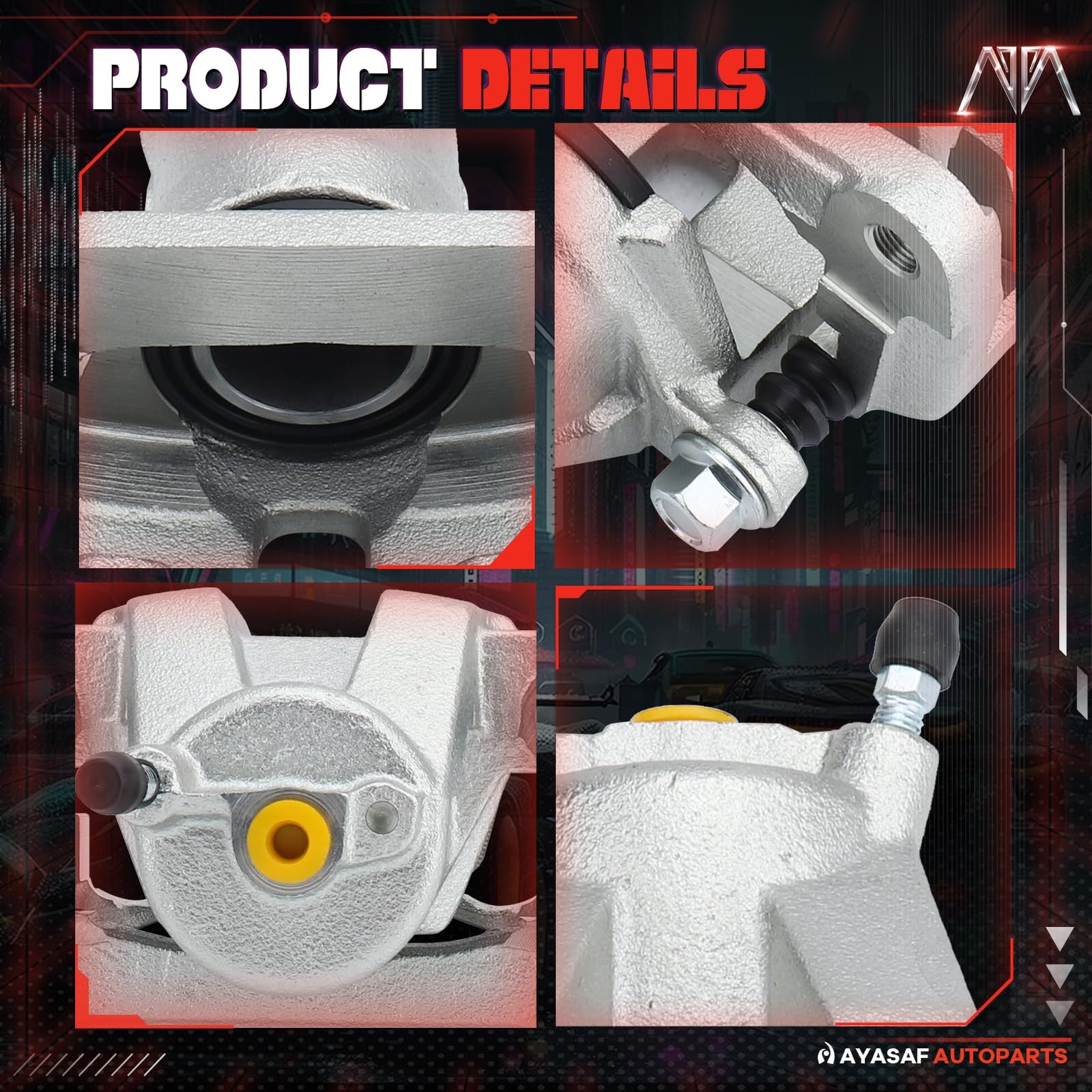 Mayasaf 19B327619B3277 Rear Disc Brake Caliper Leftright Caliper W/O Pads Fit