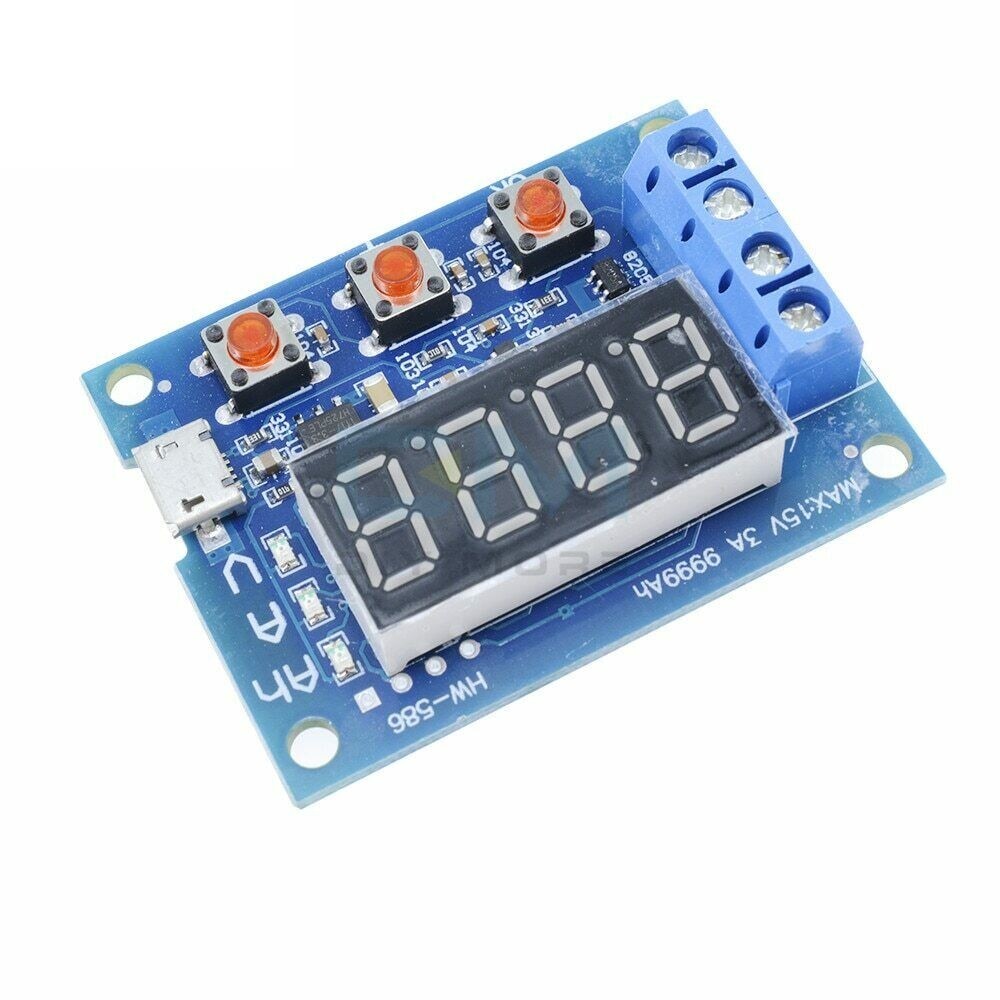 ZB2L3 Battery Tester LED Digital Display Micro USB Power Capacity Li-ion Lithium