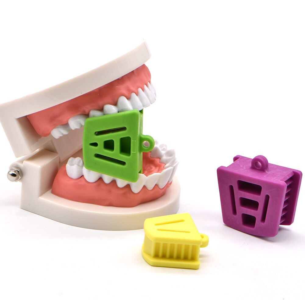 12PC New Medium Adult Autoclave Silicone Mouth Props Bite Block Dental Autoclave