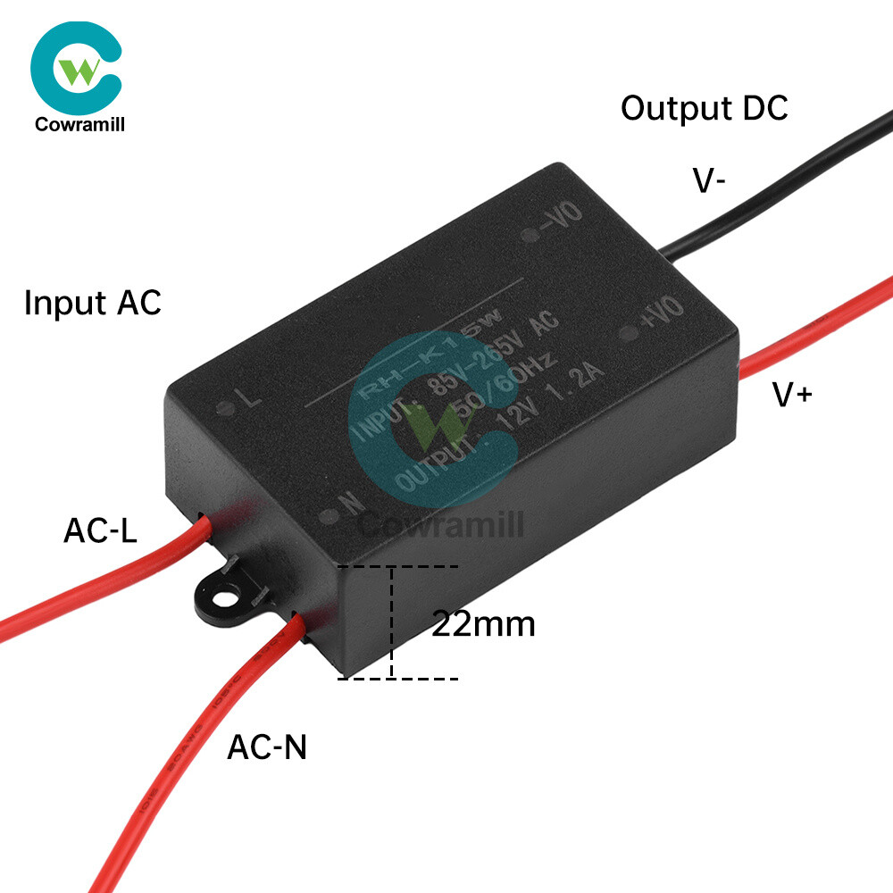 15W AC/DC to DC Step-Down Buck Module DC12V 24V Output Switch Power Transformer