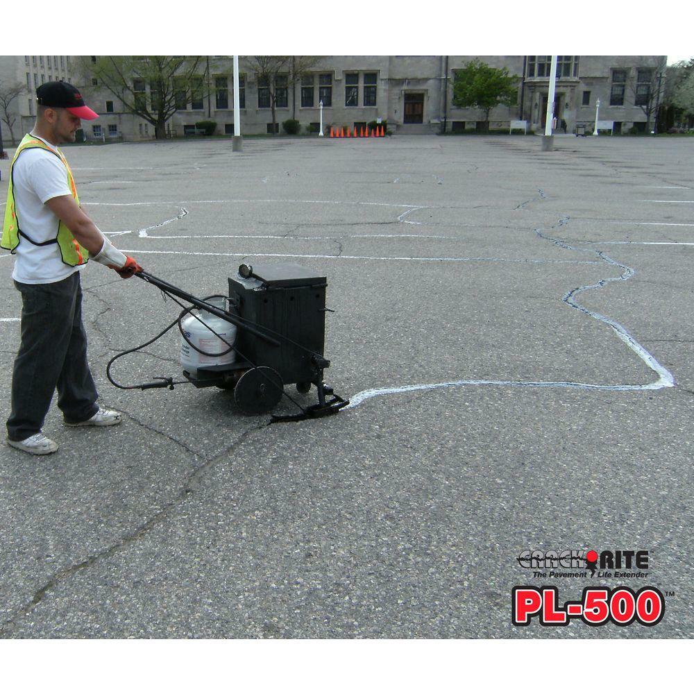 Crack Rite Asphalt Sealant 50 lb Hot Pour Joint Filler for Driveway Concrete