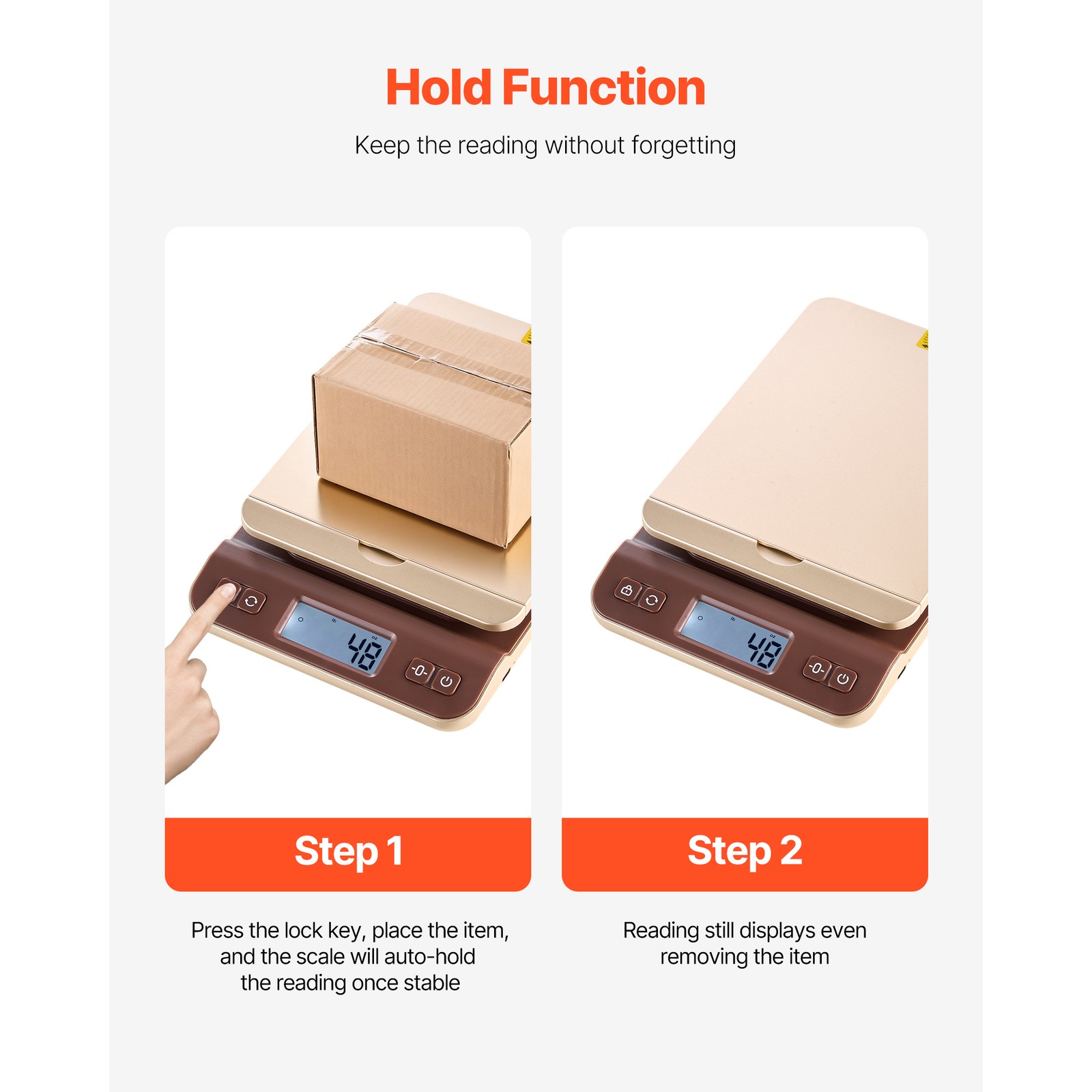 Uimoso 88/220/440/660lbs Digital Shipping Scale w/High Precision,Dual Accuracy