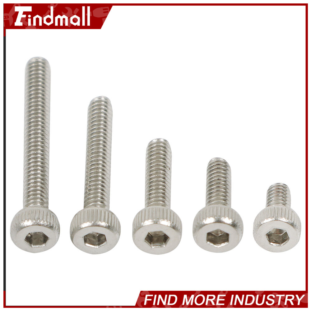 Findmall 1440PCS M2 M3 M4 Hex Socket Head Cap Metric Bolts and Nuts Kit