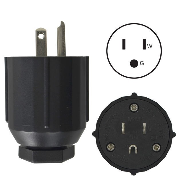 Conntek NEMA 5-15P 15-Amp 125-Volt Male Assembly Plug