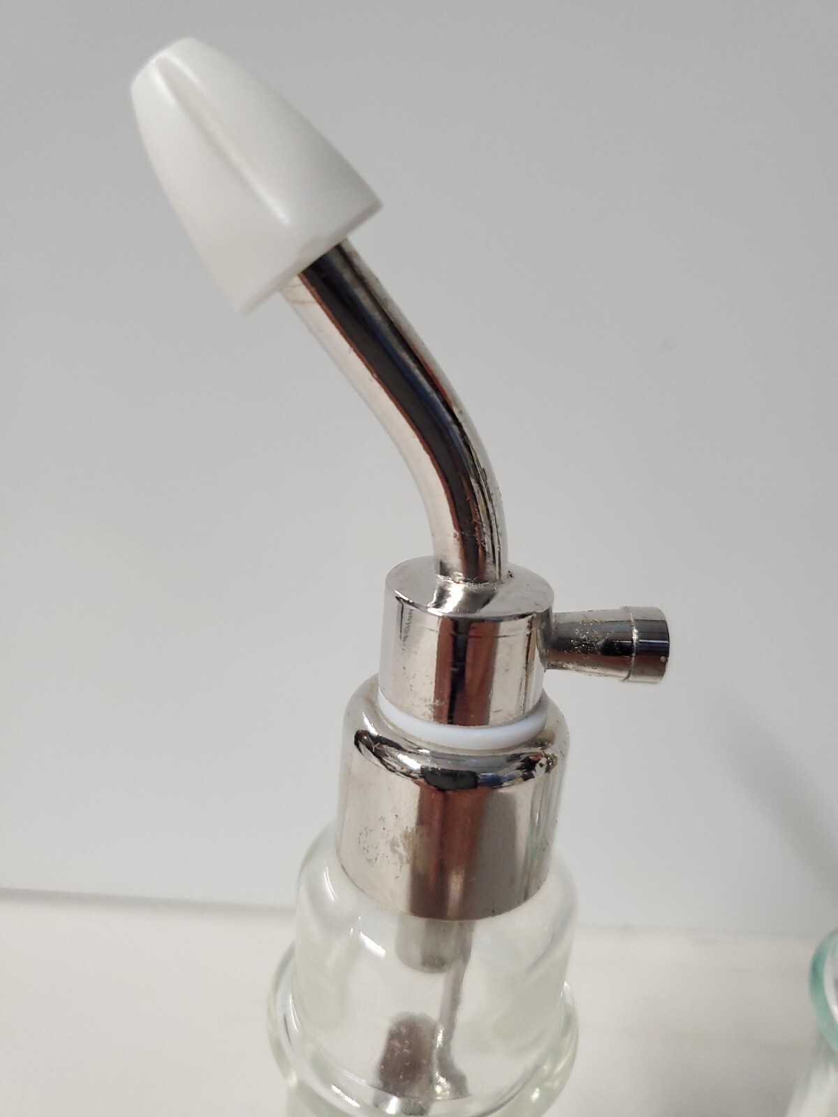 (2) Glass Nasal Atomiser Nose ( unknown brand ) as shown