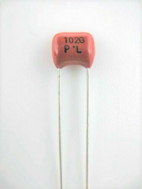 12X – 1000pF @ 50V (2%) (PANASONIC) POLYPROPYLENE FILM CAP (TONE/AUDIO/AMP) #119