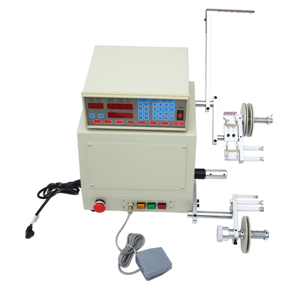 110V CNC Automatic Computer Coil Winder Winding Machine for 0.04-1.2 mm Wire