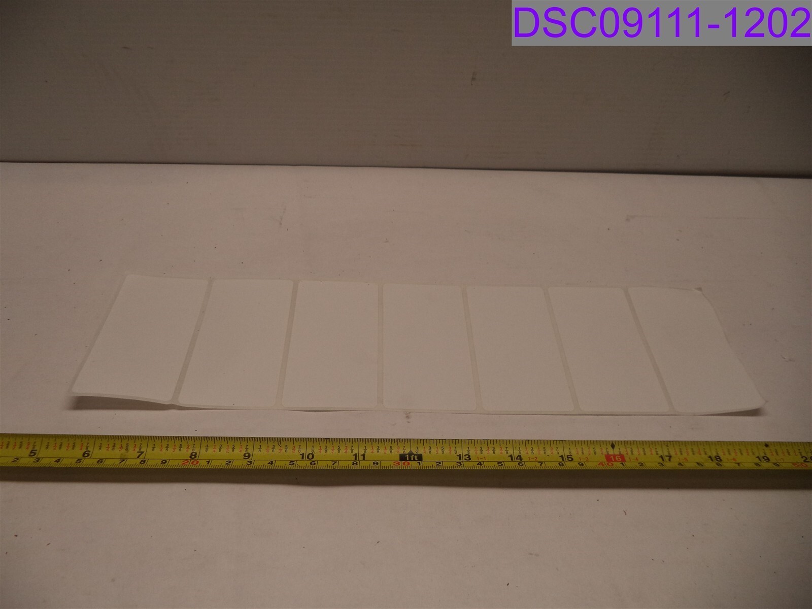 Qty = 10,000: White Adhesive Labels 2″ x 4″