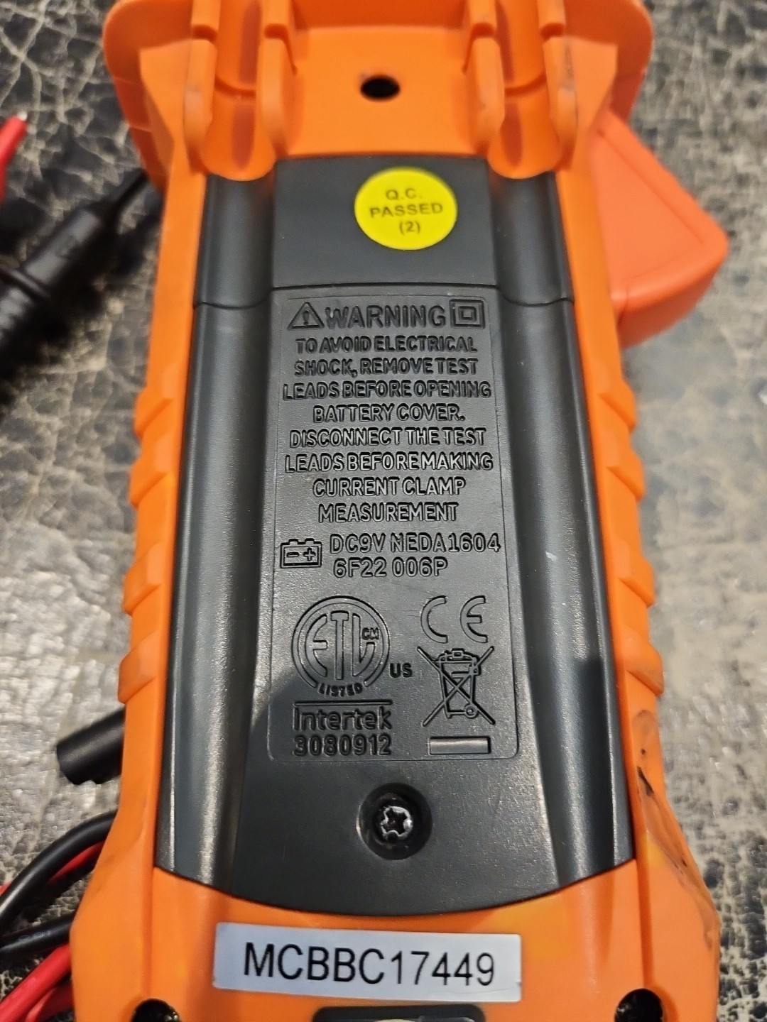Ames AC / DC Digital Clamp Meter Cat lll 1000V CAT IV 600V CM1000A T-RMS INRUSH