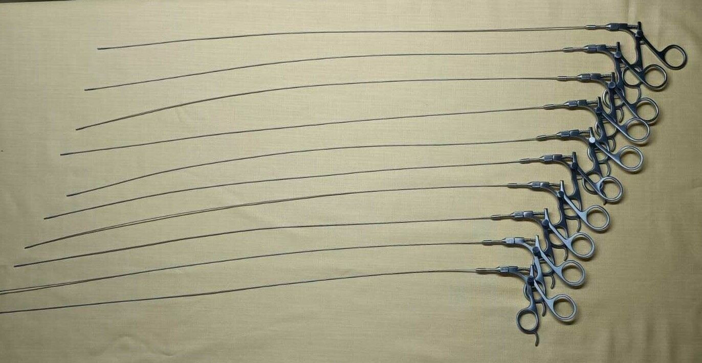 10pc Hysteroscopy Urology Flexible Grasper 5FR 60cm Reusable Surgical Instrument