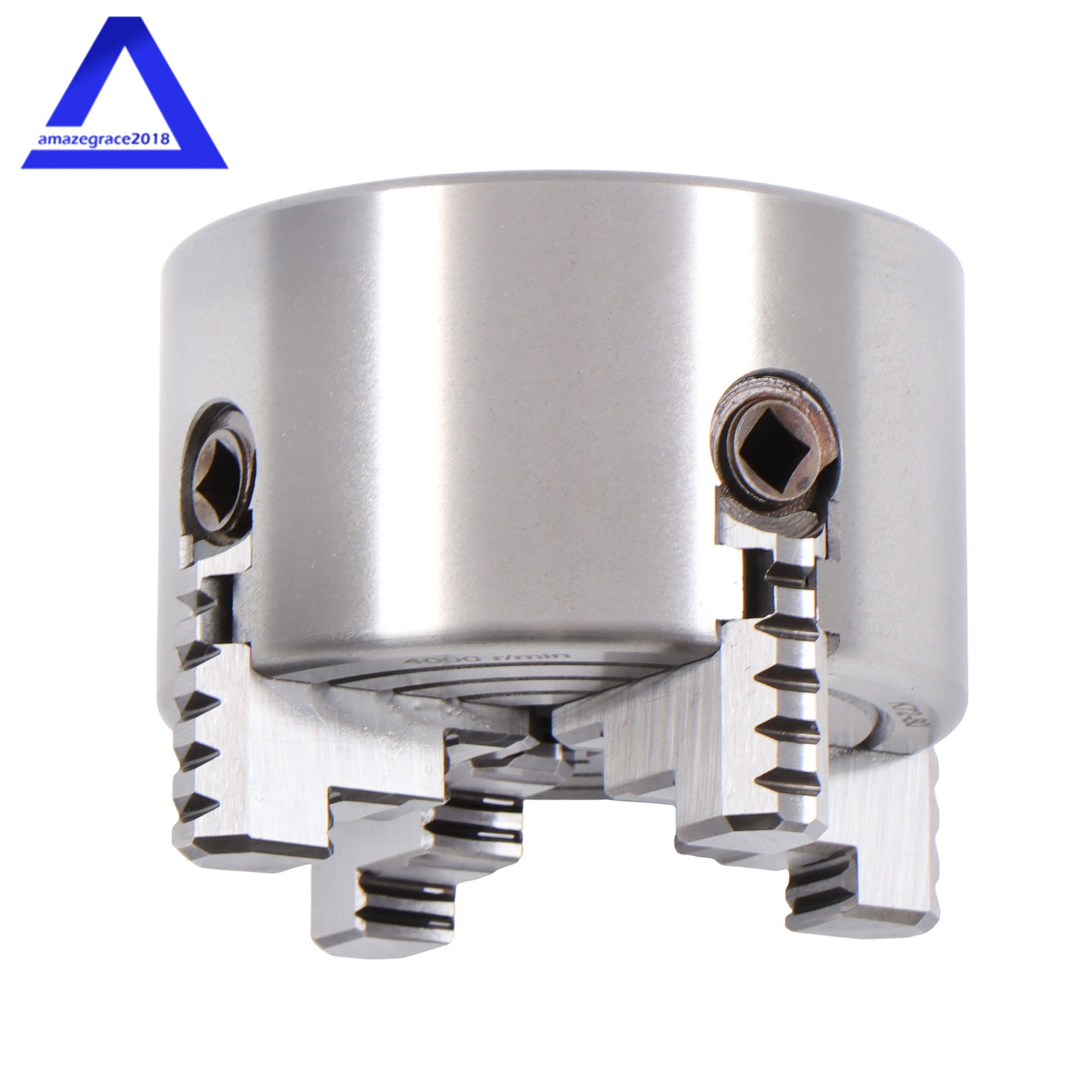 HT300 Material K72-80 3″ 4-Jaw Independent Lathe Chuck with T-key Fixing Screws