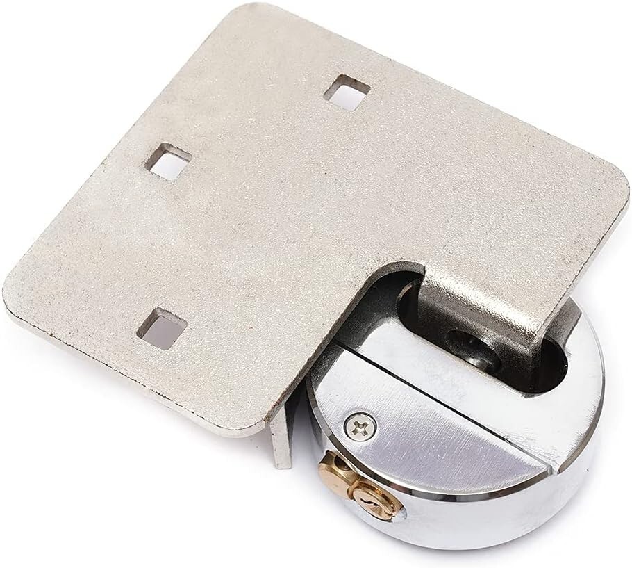 Heavy Duty Hidden Shackle Padlock & Hasp with Keyed Alike for Trailer Vans