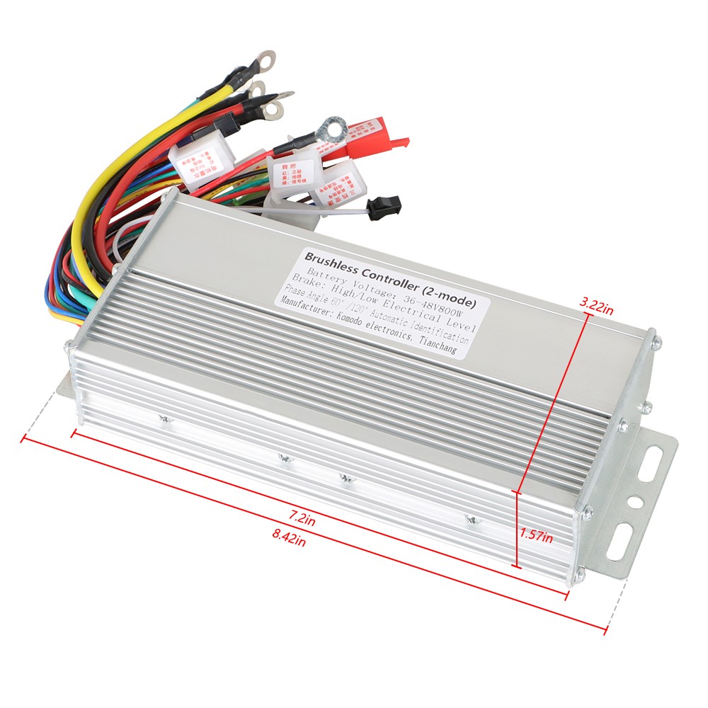 36-48V 800W Electric Bicycle E-bike Scooter Brushless DC Motor Speed Controller