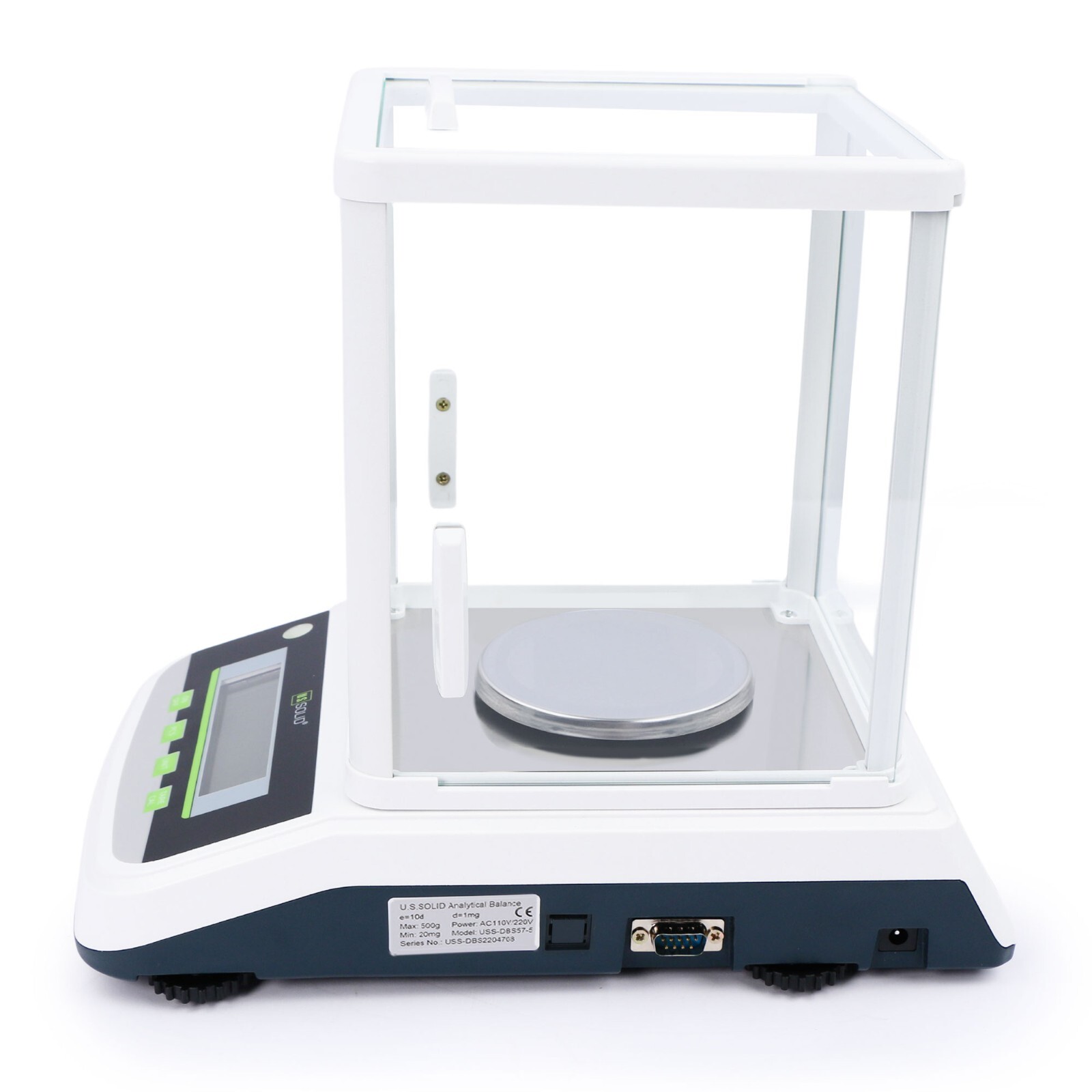 U.S. Solid Analytical Balance 500gx0.001g 1mg Lab Digital Precision Scale