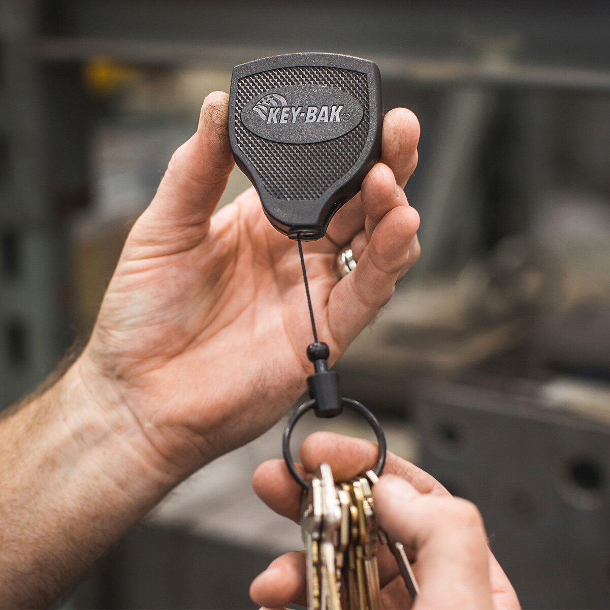 2 Pack -Key-Bak Super 48 Heavy Duty Retractable Reel w Kevlar Cord USA Made S48K