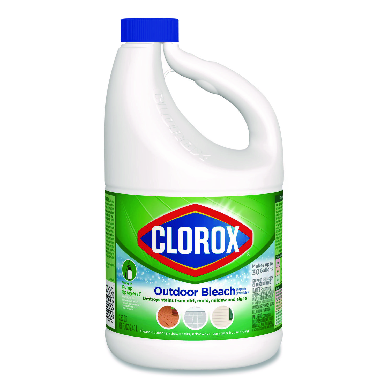 OUTDOOR BLEACH, 81 OZ BOTTLE, 6/CARTON