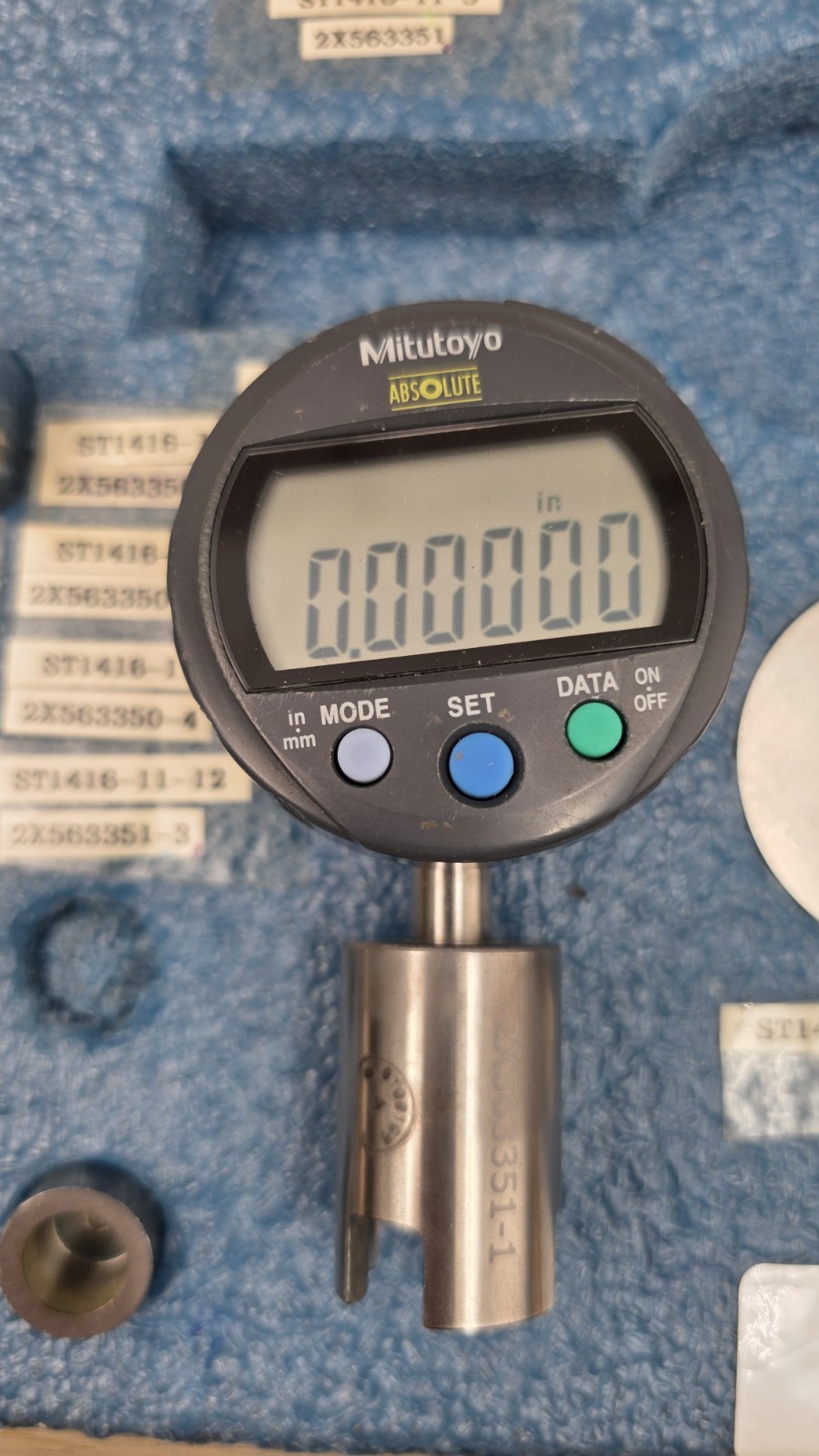 kit 2 Mitutoyo 543-392B Digimatic Indicator, 0-.5″/0-12.7mm Range, .00005″