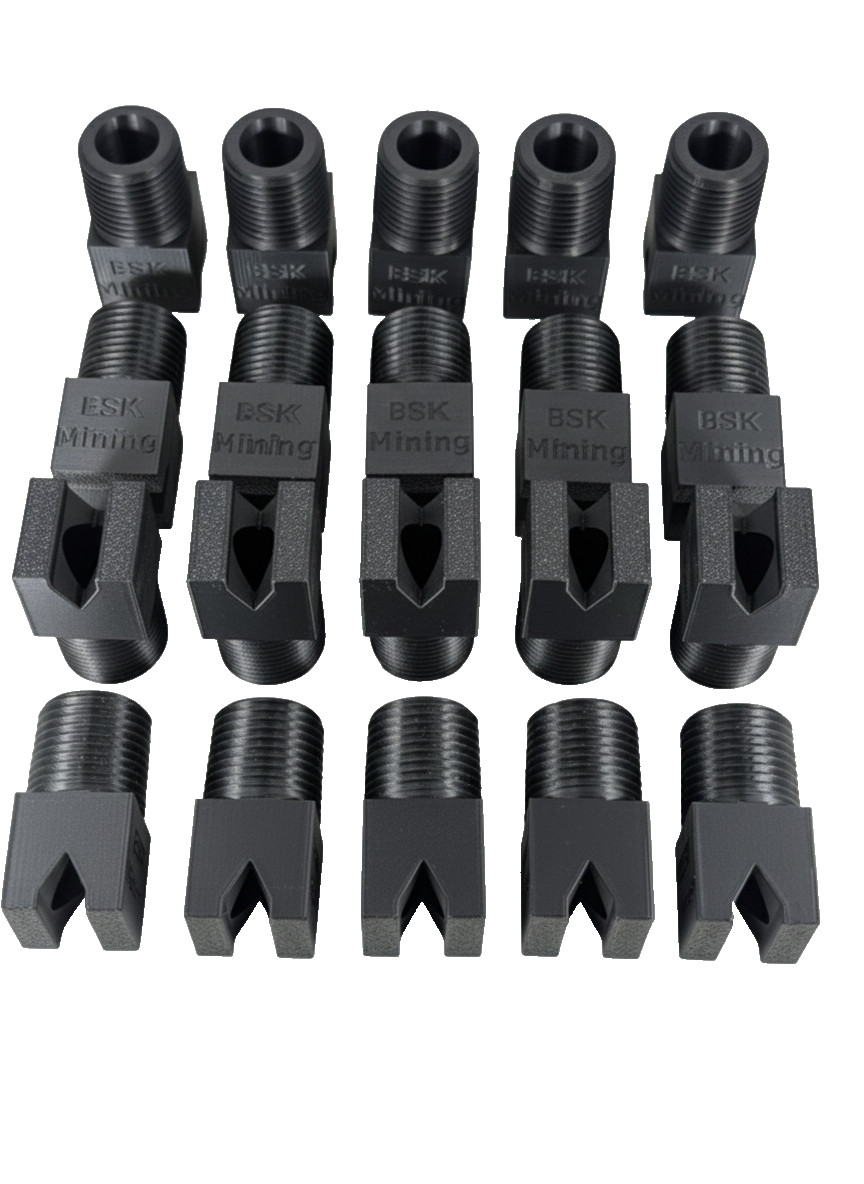 20pc 1/2″ NPT Flat Fan Sprayer Nozzles High Volume Spray Bar 70° 17 GPM