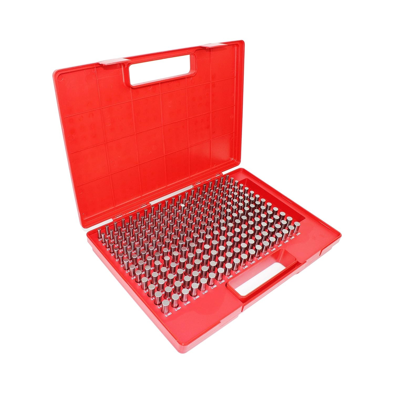 250Pcs Pin Gage M2 0.251 -0.500″ Metal Gage Set Minus Class ZZ Storage Case US