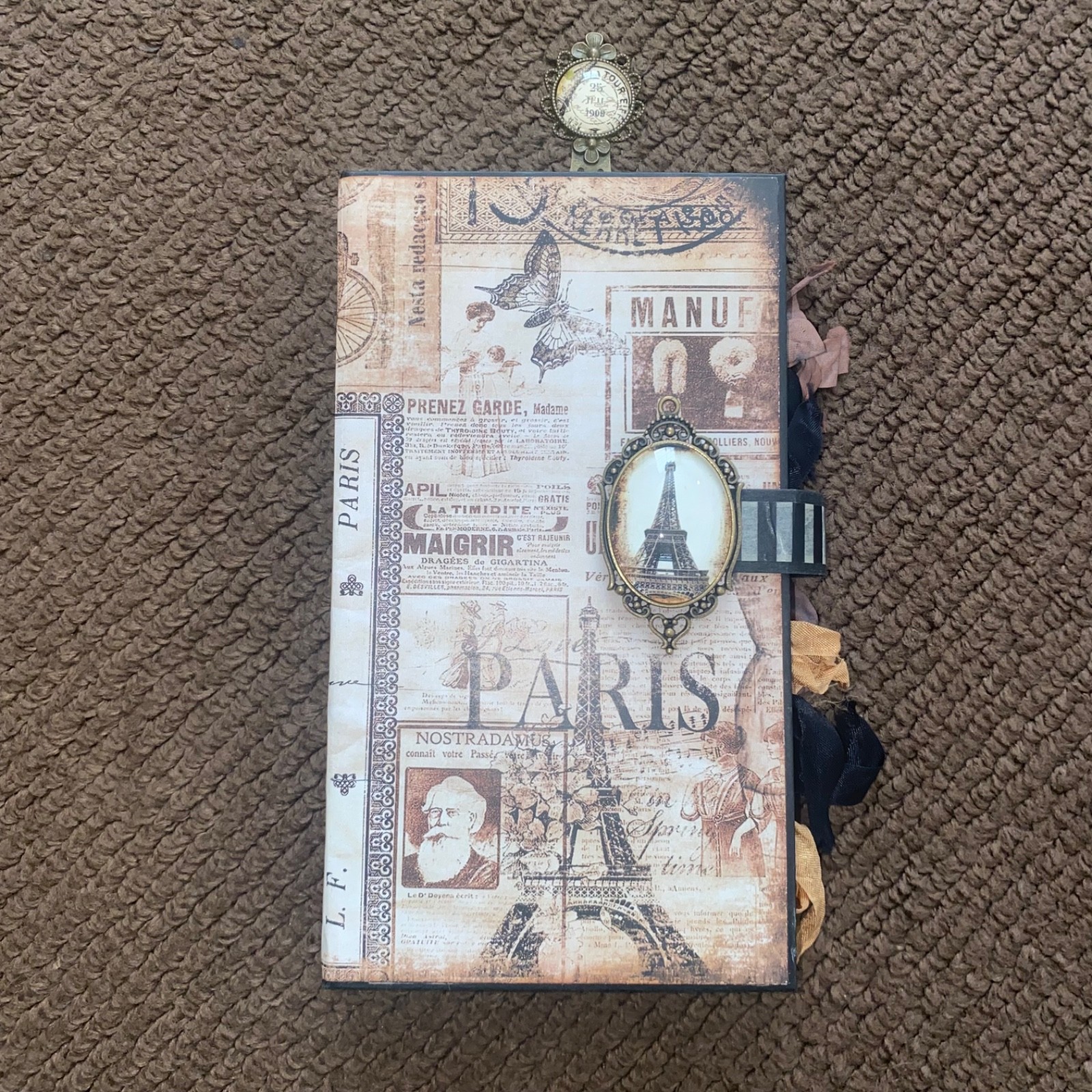 NEW Paris themed junk journal