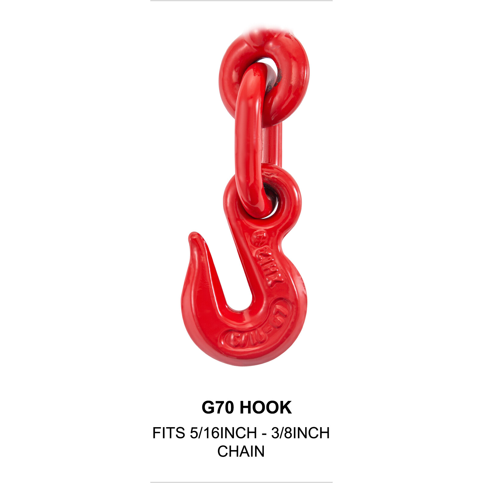 VEVOR 5/16″-3/8″ Chain Load Binder Ratchet 6600lbs WLL Chain Hook Tie Down 2PCS