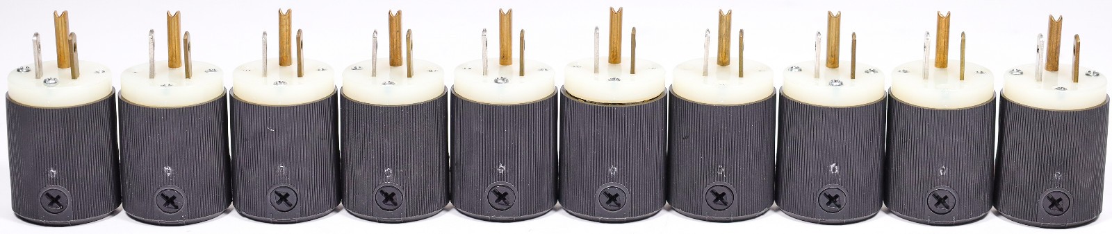(Lot of 10) Hubbell HBL5266C AC Male NEMA 5-15P 15A 125V Plug