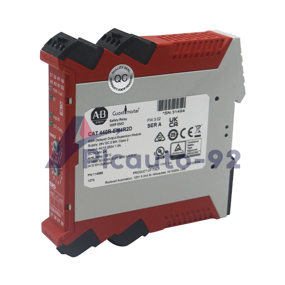 New Allen Bradley 440R-EM4R2D Guardmaster Expansion Module Delayed Outputs