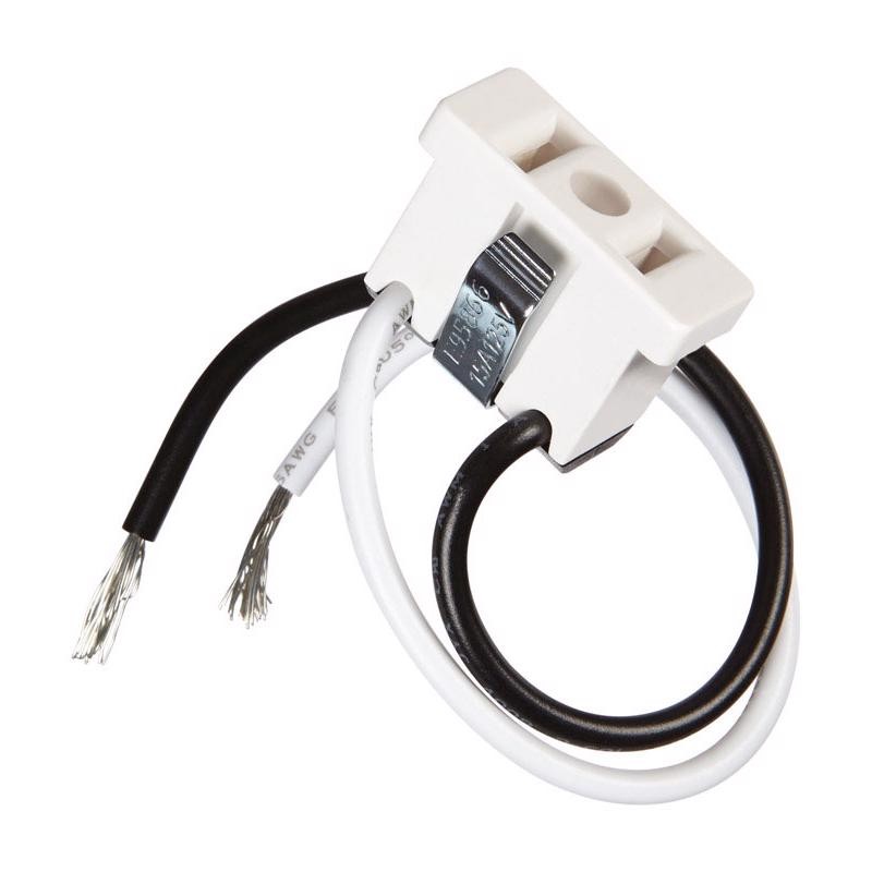 Jandorf 61015 White 15A 125V 2-Pole Electrical Outlet with 16 AWG 2-Wire