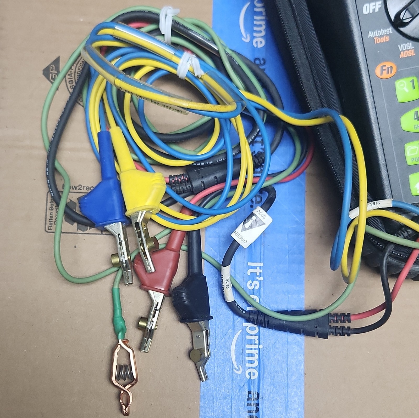 Greenlee Communications Sidekick Plus 1155-5005 w/ Case & Cables *USED*
