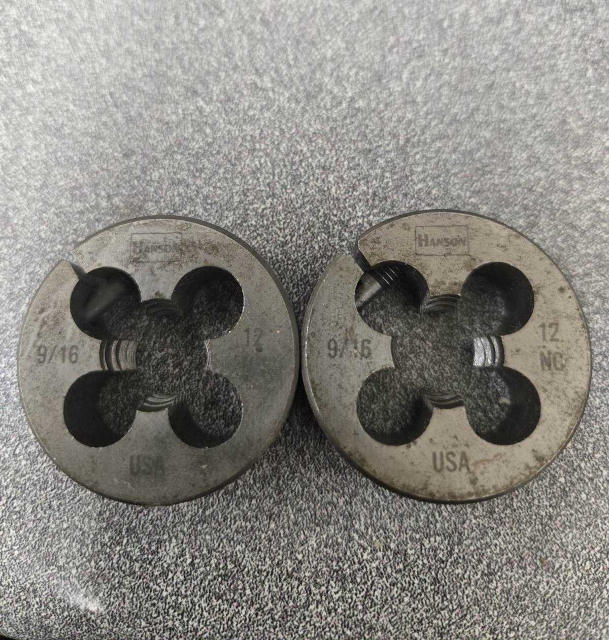 SET OF HANSON TAPS AND DIES **NEW NEVER USED** (SEE DETAILS BELOW)