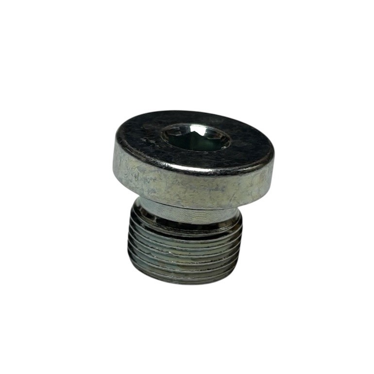 M14X1.0 Metric Port Plug Zinc Plated Steel Allen Socket Key Fitting Bolt