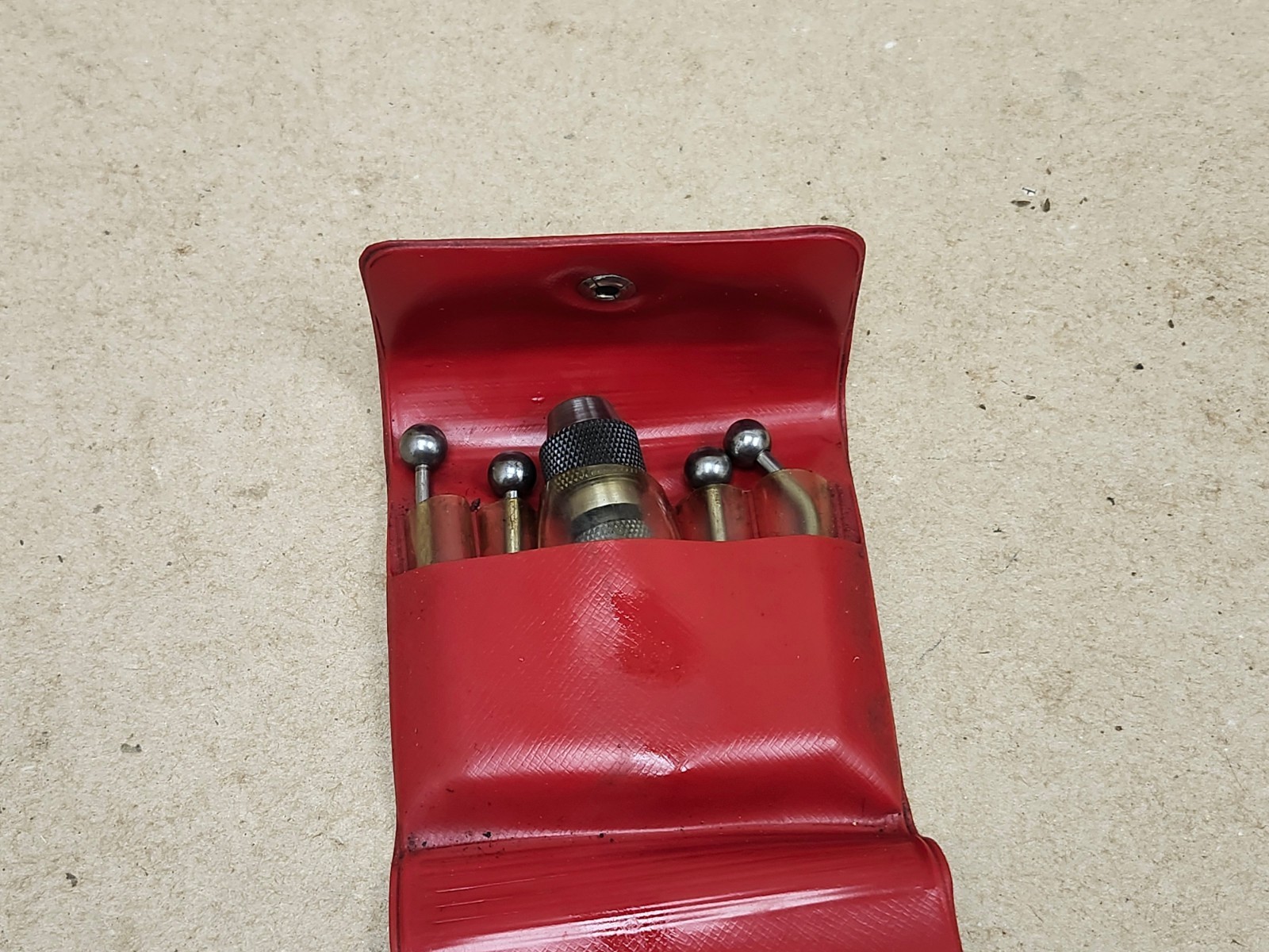 Starrett S-828H Center Finder Complete. 5 Pc Set With Case