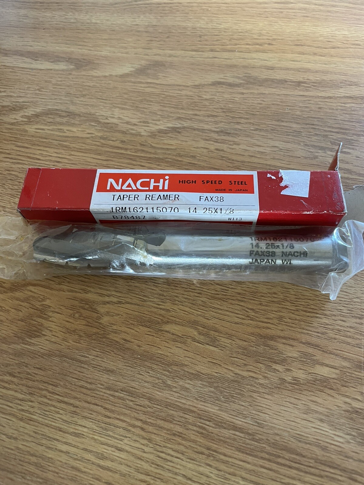 Nachi (Japan) 1RM162115070 FAX38 HSS Taper Reamer 14 x 1/8 B78487 W113