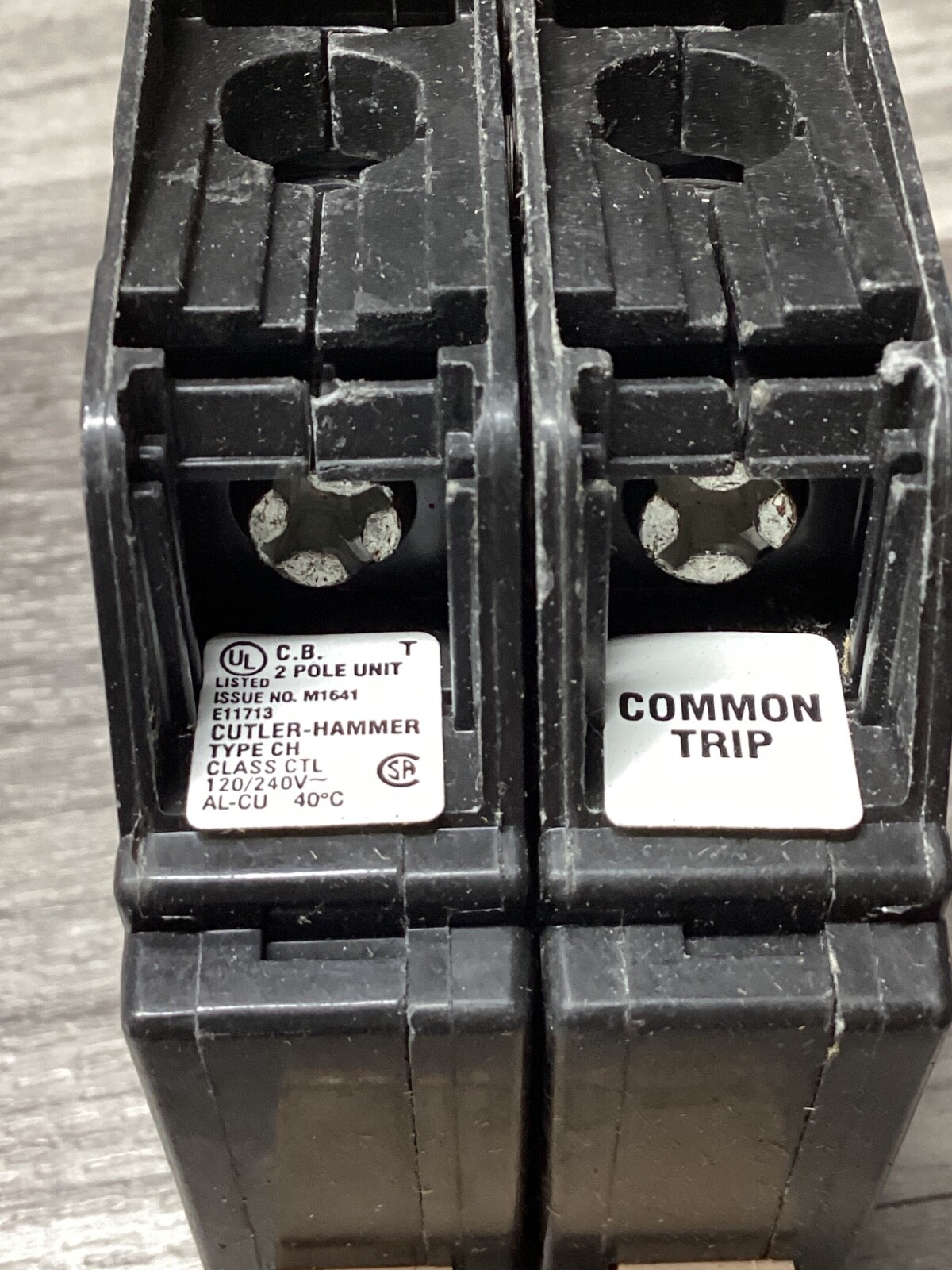 Cutler Hammer CH230 2 Pole 30 Amp 120/240V Circuit Breaker #102E139PR6*CO